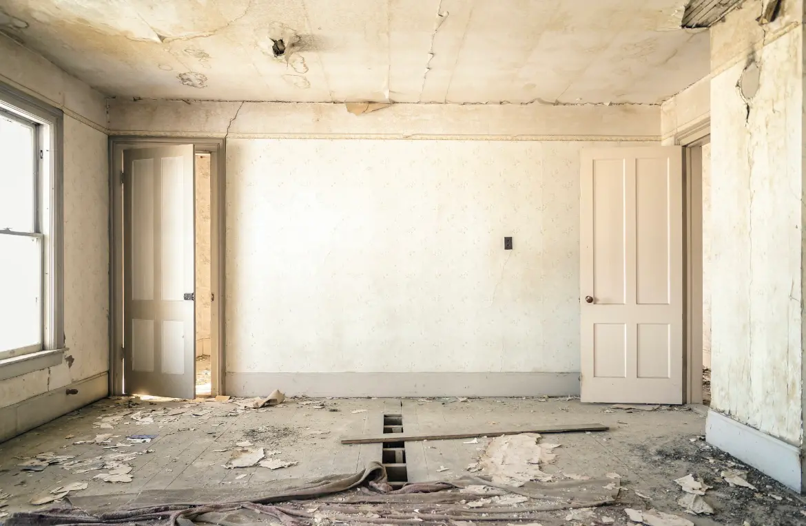 Waste disposal crew managing a cleanout project in Summersville